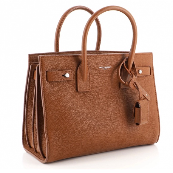 Saint Laurent Handbags - Saint Laurent YSL sac de jour baby brown
